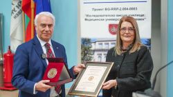 MU Pleven Honors Dr. Giuseppe Bigatti